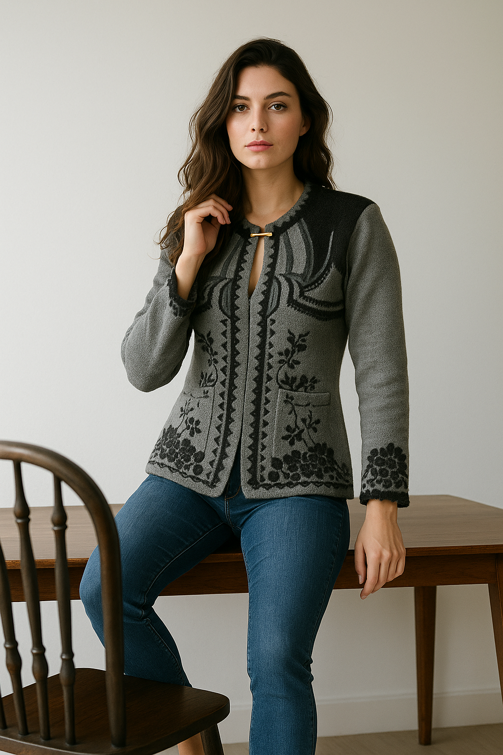 Shadow Grace Wool Jacket — The Art of Subtle Dominance